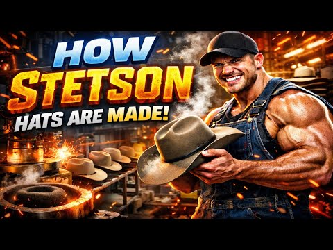 ✅ How Stetson Cowboy Hats Are Made | Inside the Manufacturing Process