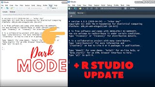 Download the video "How to Change Theme in R Studio | Dark Theme [ Customized Window] + Install Packages in R Studio"