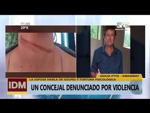 Concejal denunciado por violencia