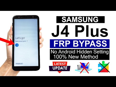 Samsung J4 Plus : Google Account/ FRP Bypass - 100% Working Method (Without Pc)