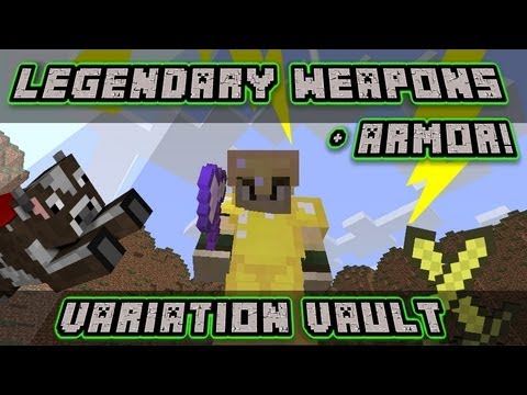 VariationVault - Minecraft Bukkit Plugin - Legendary Weapons + Legendary Armor - pvp fun!
