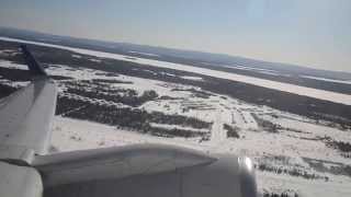 FULL HD UNITED B757-200 BEAUTIFUL GOOSE BAY DEPARTURE