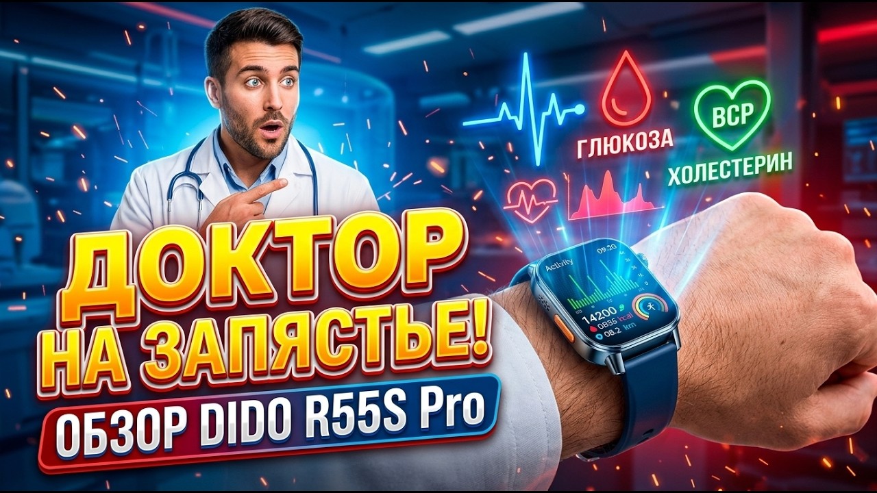 ДОКТОР НА ЗАПЯСТЬЕ | ОБЗОР DIDO R55S PRO