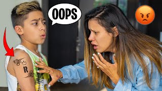 FERRAN Gets a TATTOO! MOM FREAKS OUT  The Royalty 