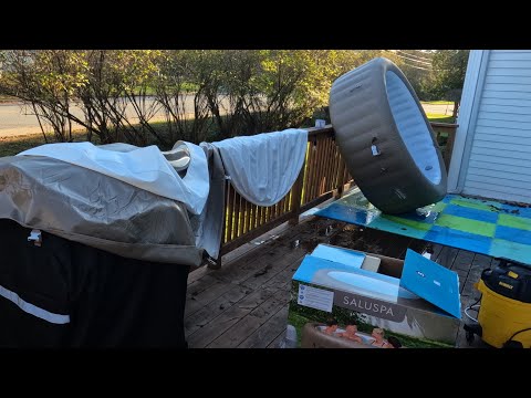 How To Clean, Deflate and Pack Away your saluspa inflatable hot tub for the winter