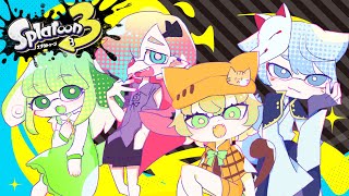 【スプラトゥーン3】２年ぶりコラボ！狐と猫又とわんこと元ラスボス系ロリでバンカラ街を行く🦑【Vtuber/狐ヶ崎燐】