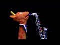 Beethoven The Giraffe Plays The Fox Theme On The Sax