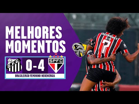 Gols e lances de Santos x São Paulo