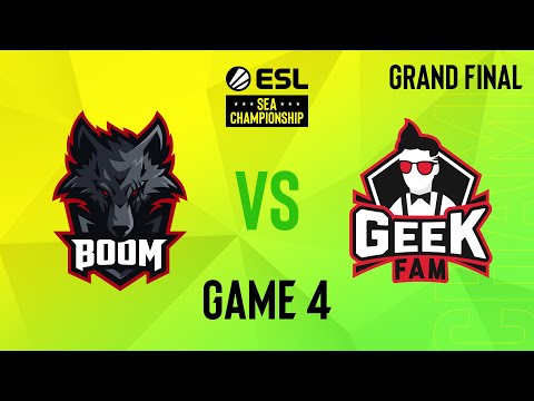 BOOM Esports vs Geek Fam - Game 4 GRAND FINAL [ESL SEA Championship]