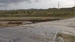 preview picture of video 'Flooding in Bullhead City - 10/11/12'
