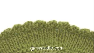 Video thumbnail for How to cast off with picot = 3 increased stitches with 1 stitch in between