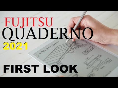 Fujitsu QUADERNO Gen 2 First Look 2021