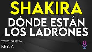 Shakira - Dónde Están los Ladrones - Karaoke Instrumental