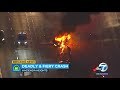 Vehicle engulfed in flames after fatal crash on 60 Freeway in Hacienda Heights | ABC7