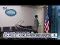 LIVE: Karine Jean-Pierre take questions at White House daily press briefing | ABC News - Video