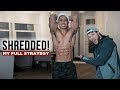 My Full Coaching Strategy for Getting Him SHREDDED (Diet, Cardio, Training) | Back & Abs Workout