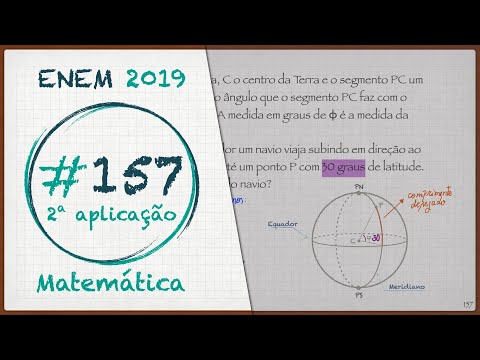 Questão 157 - Matemática - ENEM 2019 - 2ª aplicação