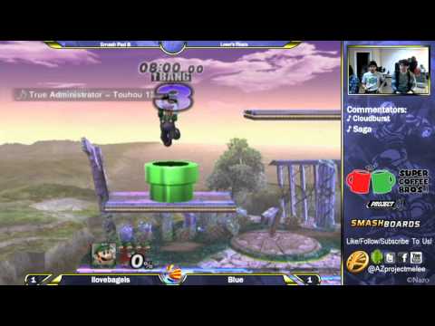 Smash Pad 8 Losers Finals: ilovebagelz (Luigi) vs Blue (Link)