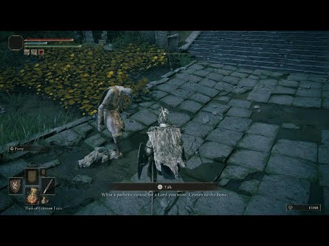 ELDEN RING Stormveil Castle Gostoc NPC 2nd Encounter Dialogue after Defeating Godrick the Grafted