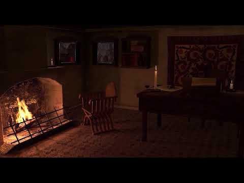 Relaxing Inside on a Cold and Rainy Night (Ambience)
