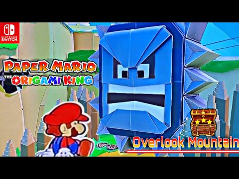 Overlook Mountain Paper Mario:The Origami King ! Hidden Shell Stone locations🏴‍☠️