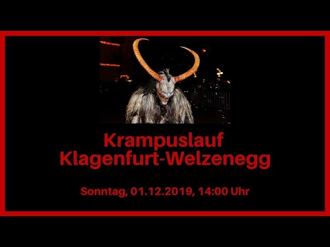 Klagenfurt Welzenegg Krampuslauf | Perchtenlauf 01.12.2019