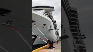 DOCKED CRUISE SHIP...🤯 AMAZING CLOSE LOOK  #viewersloverviews #cruise #cruiseship #shorts #2026
