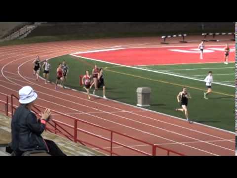 Soirée Rouge et Or athlétisme à Québec Université Laval course 800m