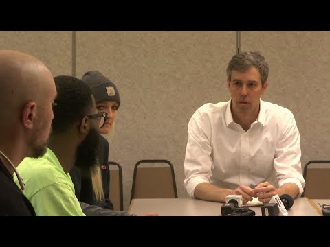 Democratic presidential candidate Beto O’Rourke campaigns in Michigan a year before the state’s primary. (March 18)