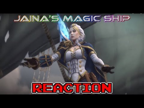 KRIMSON KB REACTS: Jaina's Magic Ship! - Battle for Lordaeron