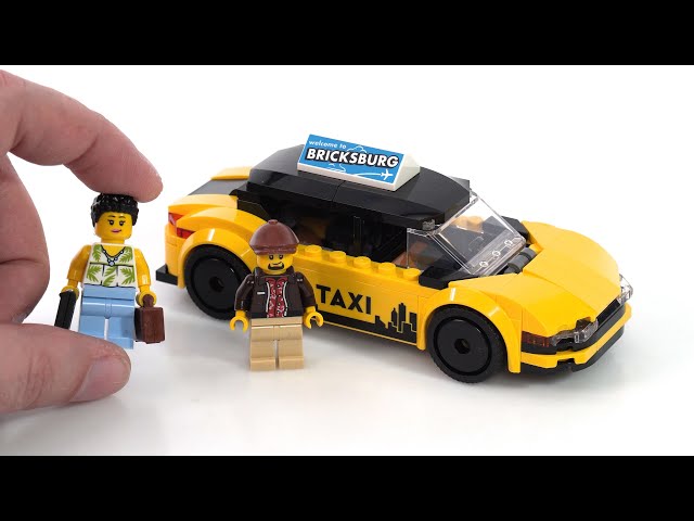 Vídeo relacionado con LEGO City Taxi Amarillo de Juguete - Maqueta de Coche Eléctrico con Techo Desmontable y 2 Minifiguras - Set para la Motricidad Fina - Regalo de Cumpleaños para Niños de 5+ Años - 60487