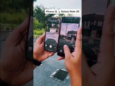 iPhone12 vs Samsung Note20 Camera Zoom