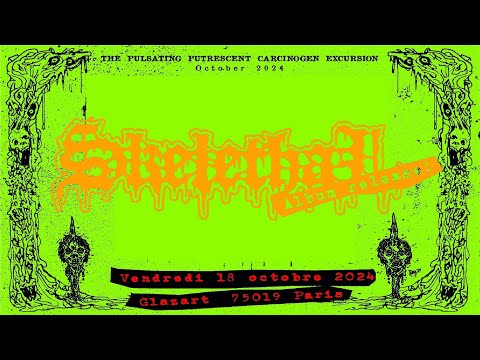 SKELETHAL (Fr)  Live Paris @ Le Glazart  18 10 2024