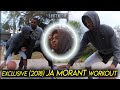 Exclusive Ja Morant Home Workout W His Dad 2018 Before The Fame