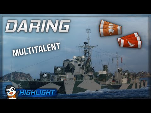 World of Warships - Sie kann halt fast alles - Daring [Stream Highlight]