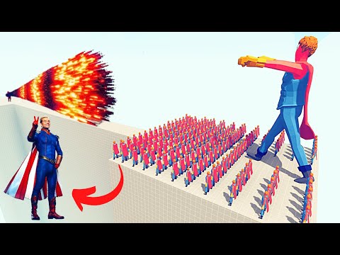 100x HOMELANDER (THE BOYS) + GIANT vs EVERY GOD - Totally Accurate Battle Simulator TABS