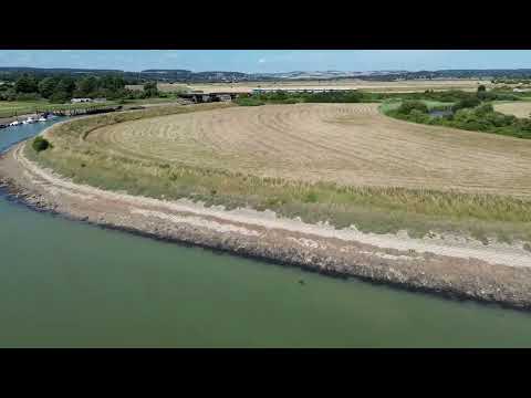 A little flying at the river Arun at Ford