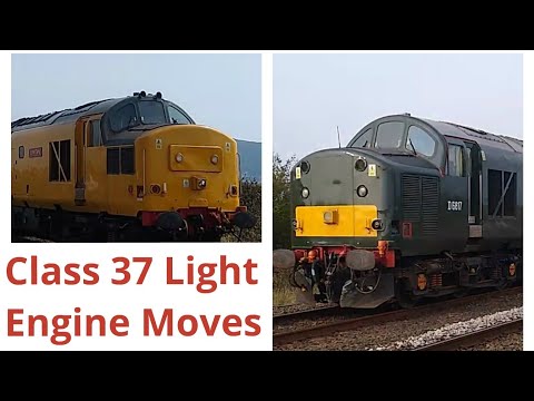 Prestatyn 20.04.2021 - LSL BR Green D6817 / 37521 and Network Rail 97304 light engine moves