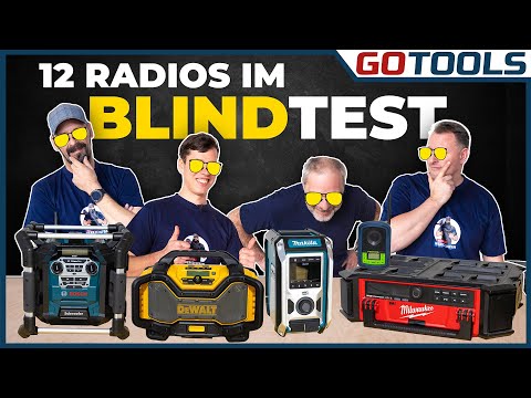 Der große Baustellenradio-Test | 4 Echte Werkzeugfans bewerten Bosch, DeWalt, Milwaukee und Co.