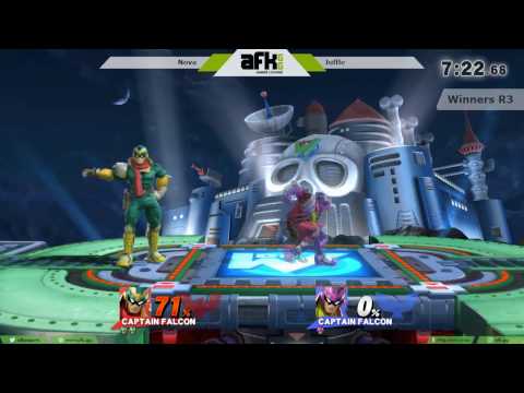 Smash Wii U - AFKgg 14 -  Winners R3 - Nova (Green Falcon) vs IC | Juffle (Red Falcon)