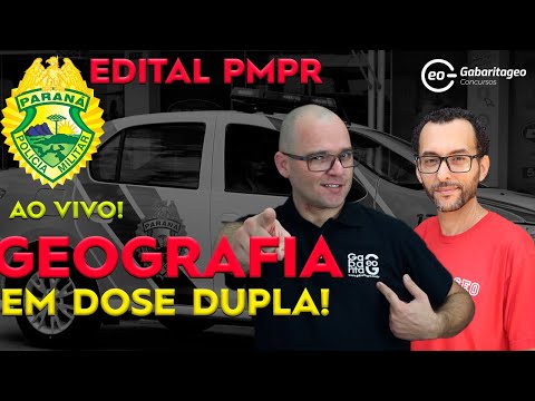 AO VIVO | EDITAL PMPR 2020 GEOGRAFIA DOSE DUPLA| GABARITAGEO CONCURSOS