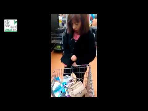 INCREDIBILE...Cleptomane in un supermercato scoperta dalla vigilanza