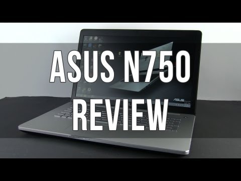 ASUS N750 / N750JV review: powerful multimedia laptop