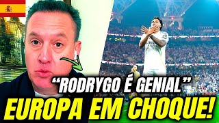 😱 MÍDIA ESPANHOLA ABISMADA COM SHOW ABSURDO DE RODRYGO NO CLÁSSICO CONTRA O ATLÉTICO