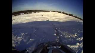 preview picture of video 'Snowmobile in upper michigan 2010'