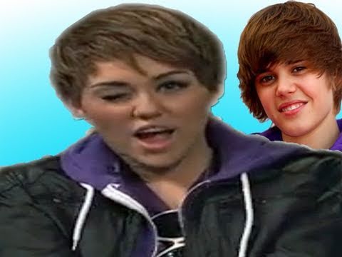 MILEY CYRUS SPOOFS JUSTIN BIEBER ON SNL