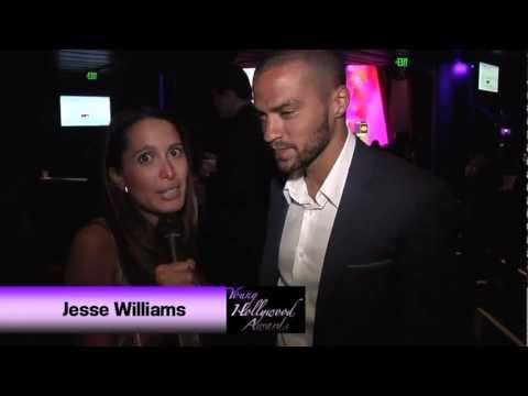 Jesse Williams Talking About Jackson and Lexie on Grey's Anatomy at YHA