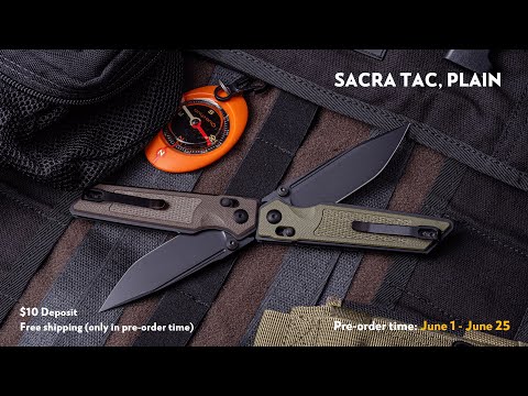 Real Steel Sacra Tac Slide Lock Knife: Your Trusty Companion for Everyday Carry &Tactical Adventures