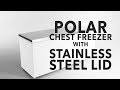 CM530 385 Ltr White Chest Freezer With Stainless Steel Lid Product Video