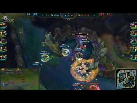 SKT vs WE Highlights - MSI 2017 - Day 2 Group Stage - SK Telecom T1 vs Team WE